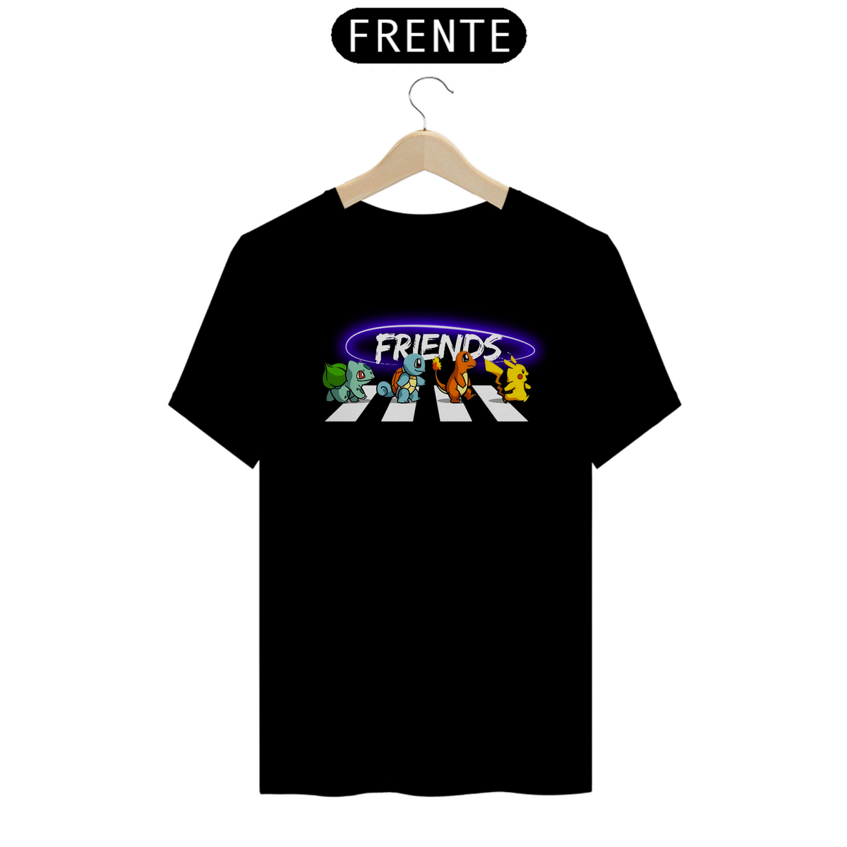 Nome do produto: Camiseta Pokemon Friends