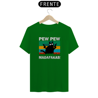 Nome do produtoCamiseta Gato Pew Pew Madafakas