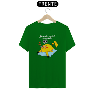 Nome do produtoCamiseta Pikachu Bateria Social Esgotada