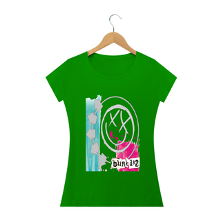 Nome do produtoCamiseta blink 182  Quality Preta  Feminina  Self titled 2003 