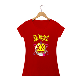 Nome do produtoCamiseta Quality  blink 182  Feminina  caveira 