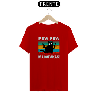 Nome do produtoCamiseta Gato Pew Pew Madafakas