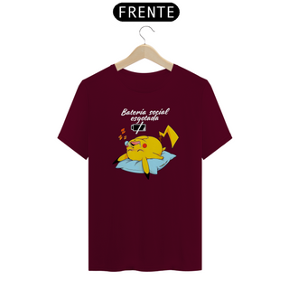 Nome do produtoCamiseta Pikachu Bateria Social Esgotada