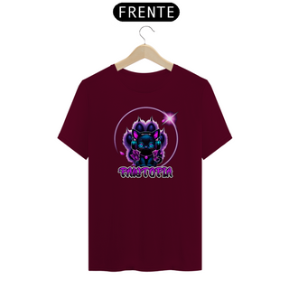 Nome do produtoCamiseta Gato fofo Pawtopia Oficial