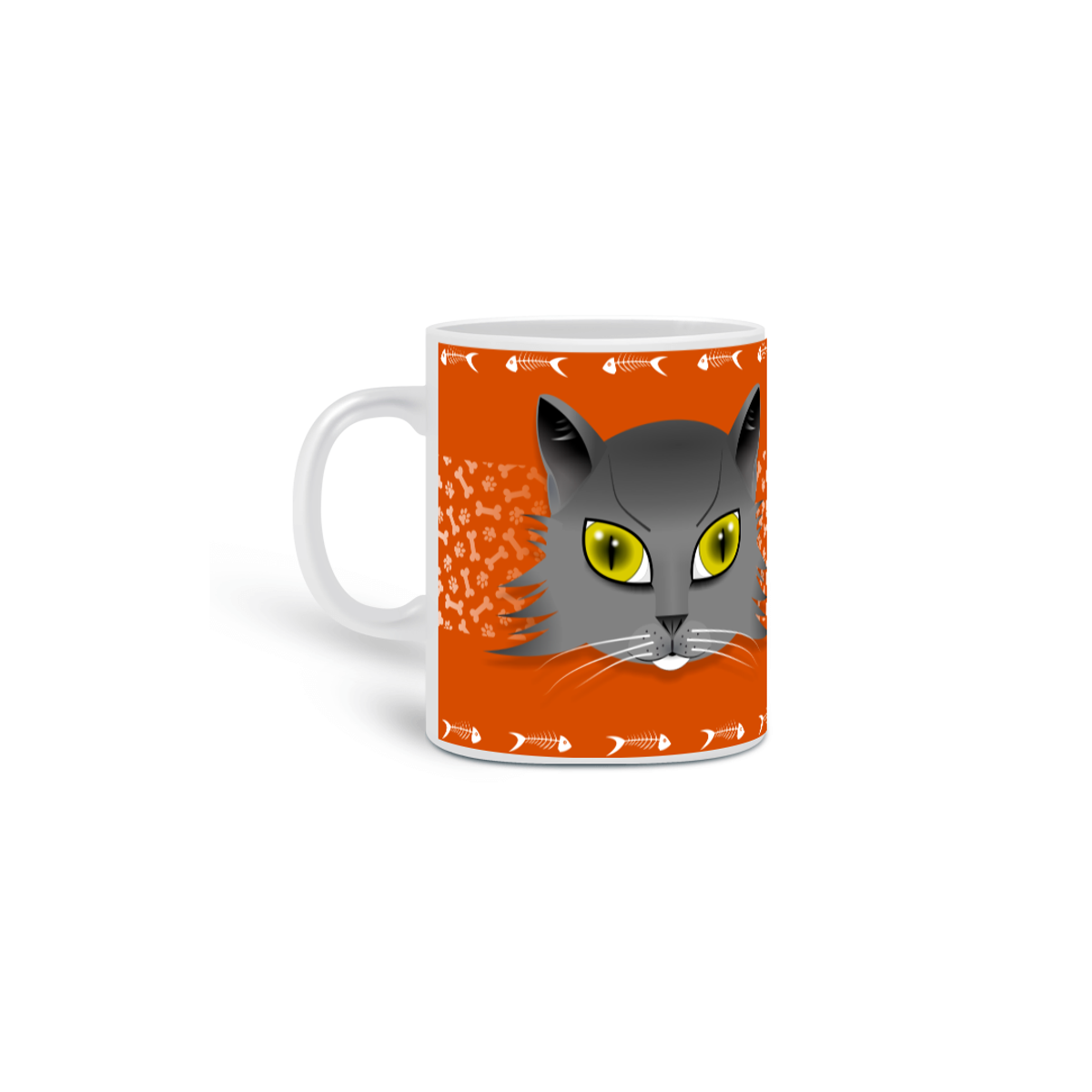 Nome do produto: Caneca Zeus Laranja