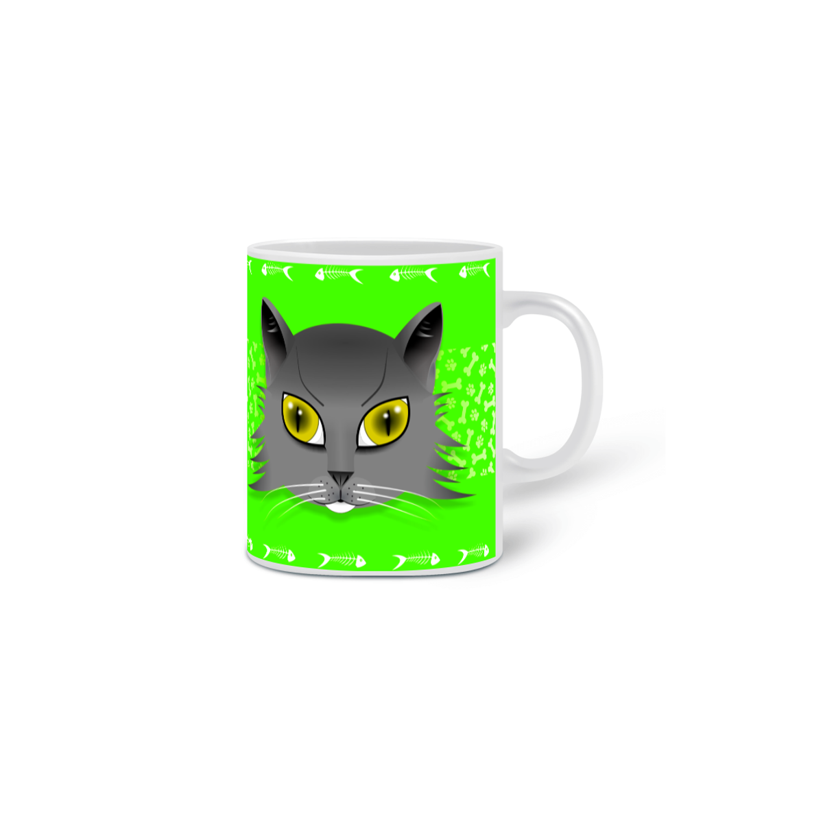 Nome do produto: Caneca Zeus Verde Destro