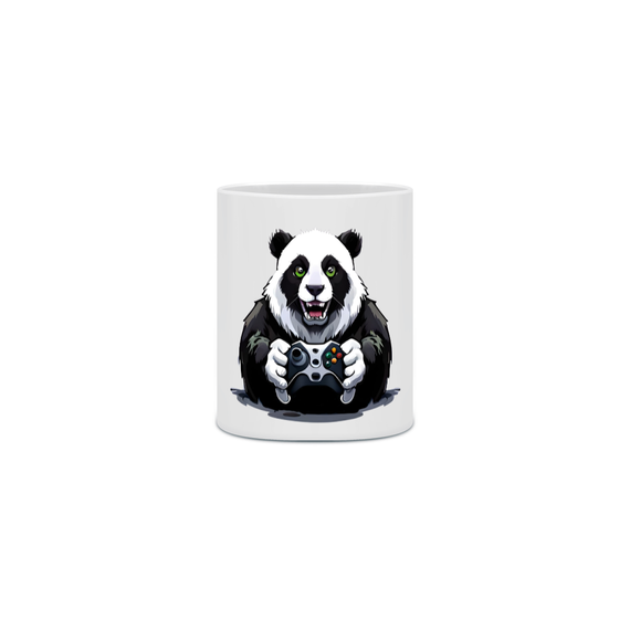 caneca urso gamer