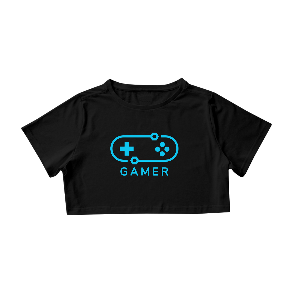 Nome do produto: Camisa Cropped Gamer