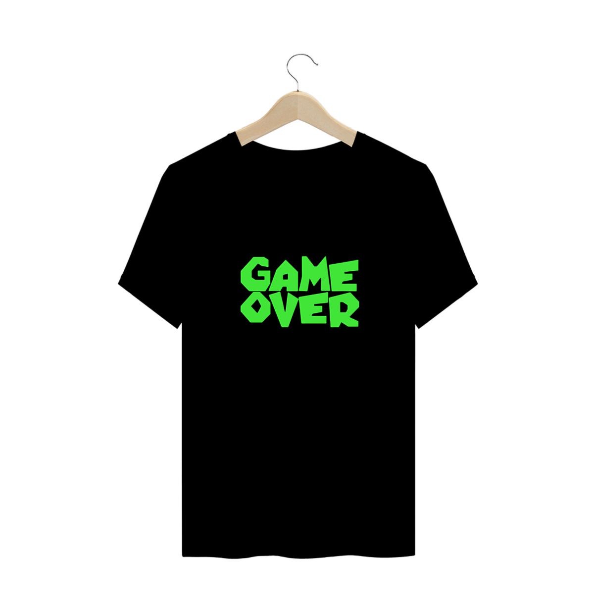 Nome do produto: T-shirt Plus Size Game Over 