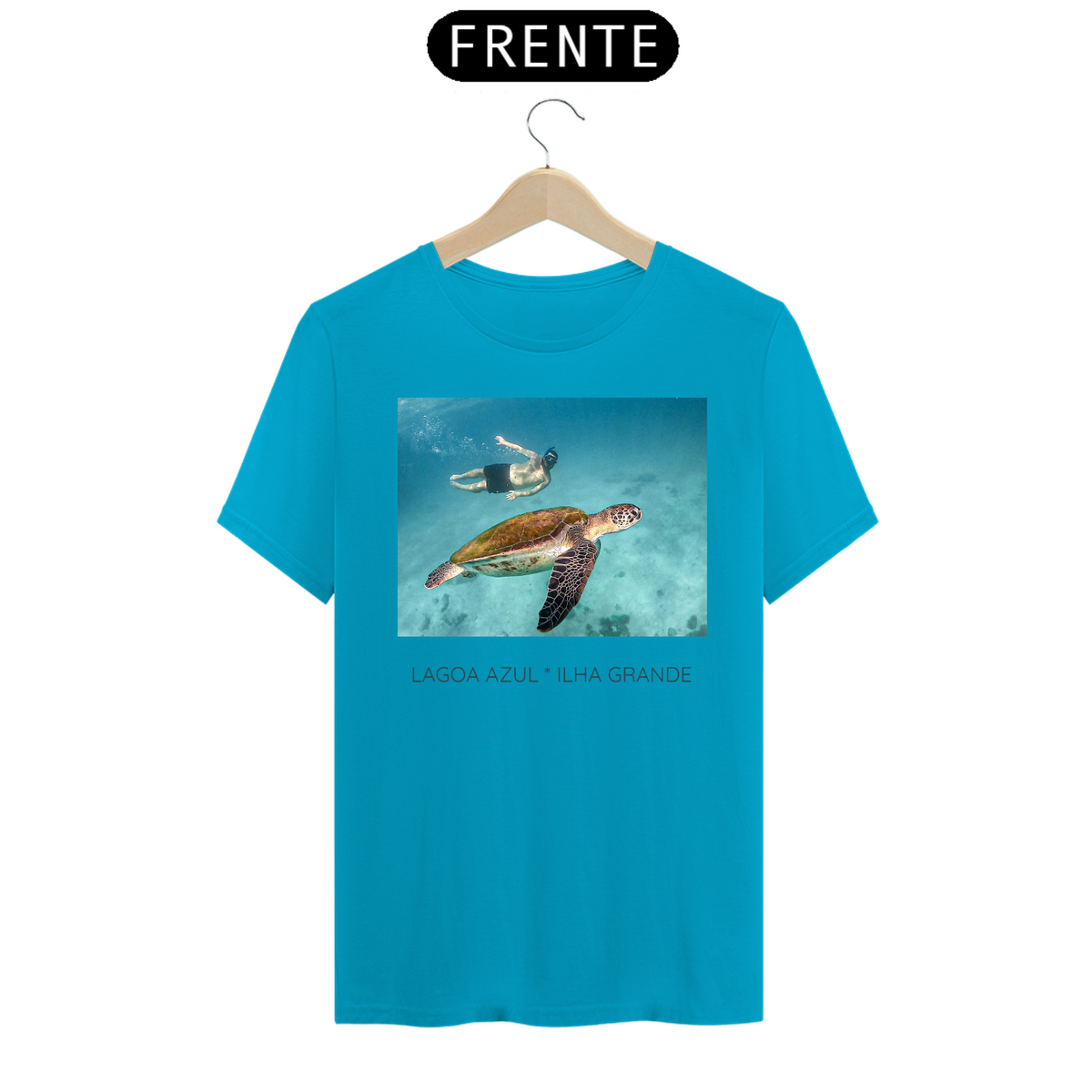 Nome do produto: Camiseta Lagoa Azul Ilha Grande