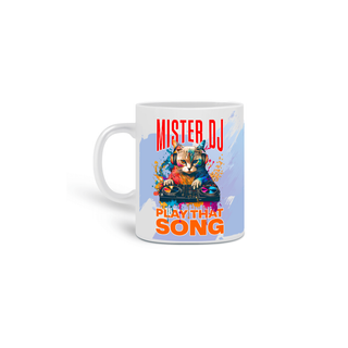 Nome do produtoGATO - Cat Mister DJ - Caneca