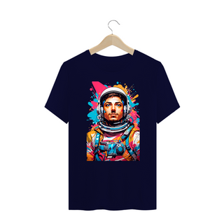 Nome do produto0000082 - T-Shirt Plus Size Grafitti Art 019 Astronauta