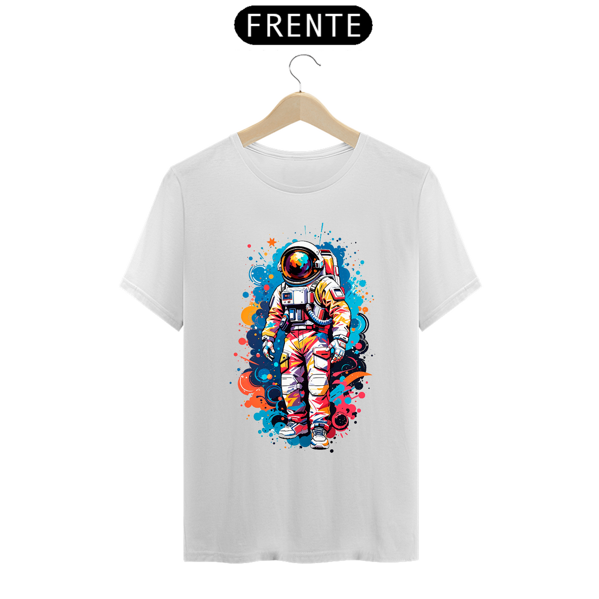 Nome do produto: 0000029 - T-Shirt Grafitti Art 008 Astronauta