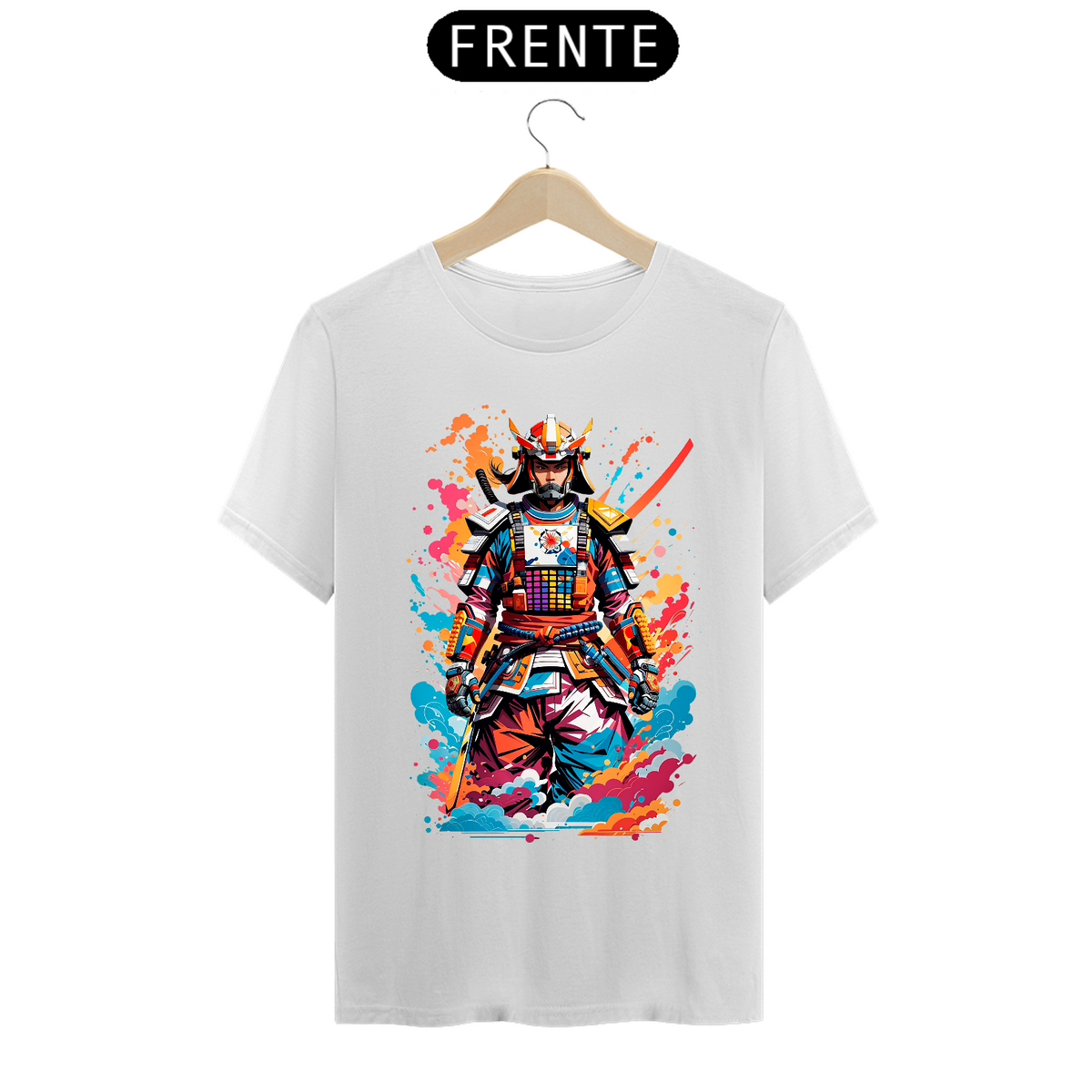 Nome do produto: 0000032 - T-Shirt Grafitti Art 011 Samurai