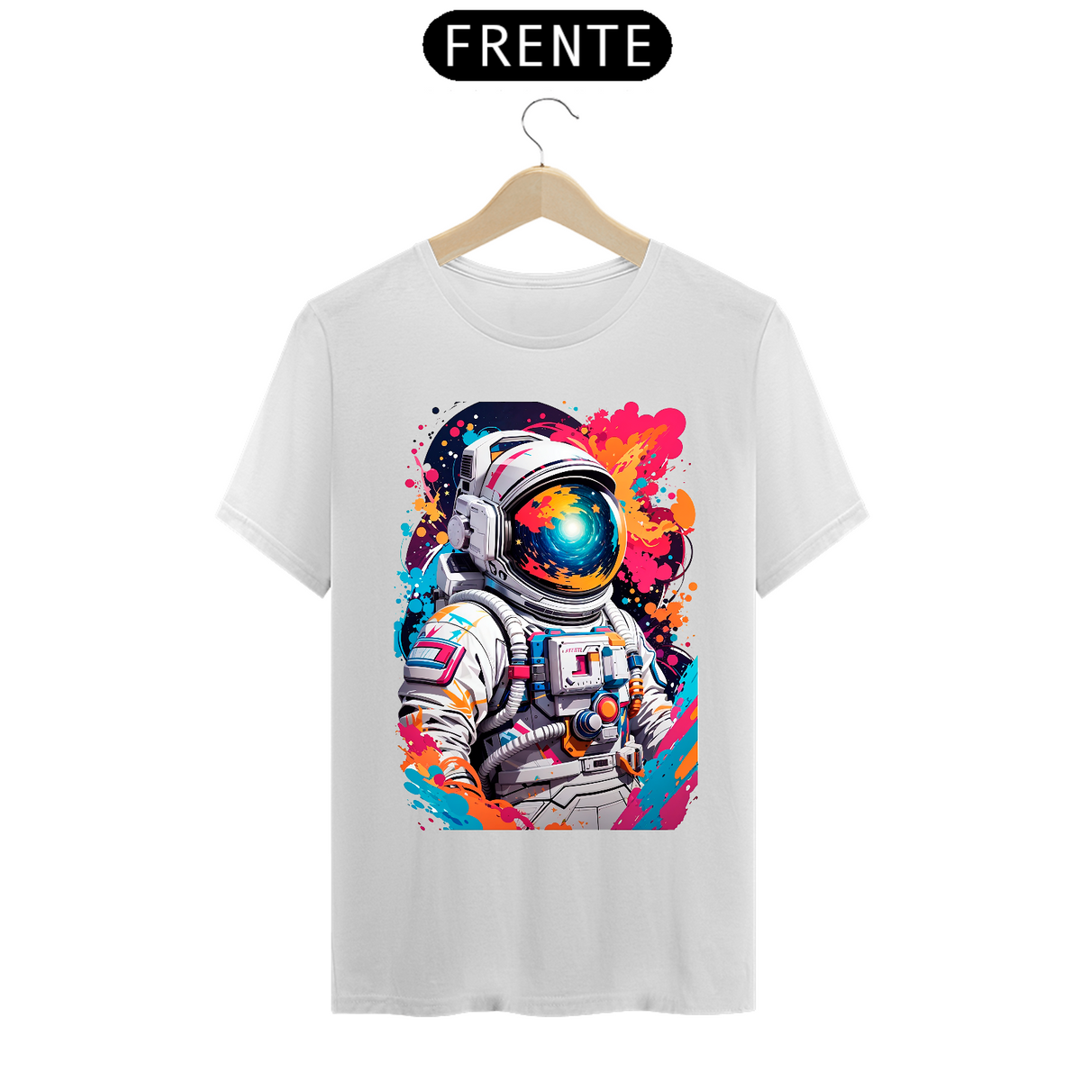 Nome do produto: 0000035 - T-Shirt Grafitti Art 014 Astronauta