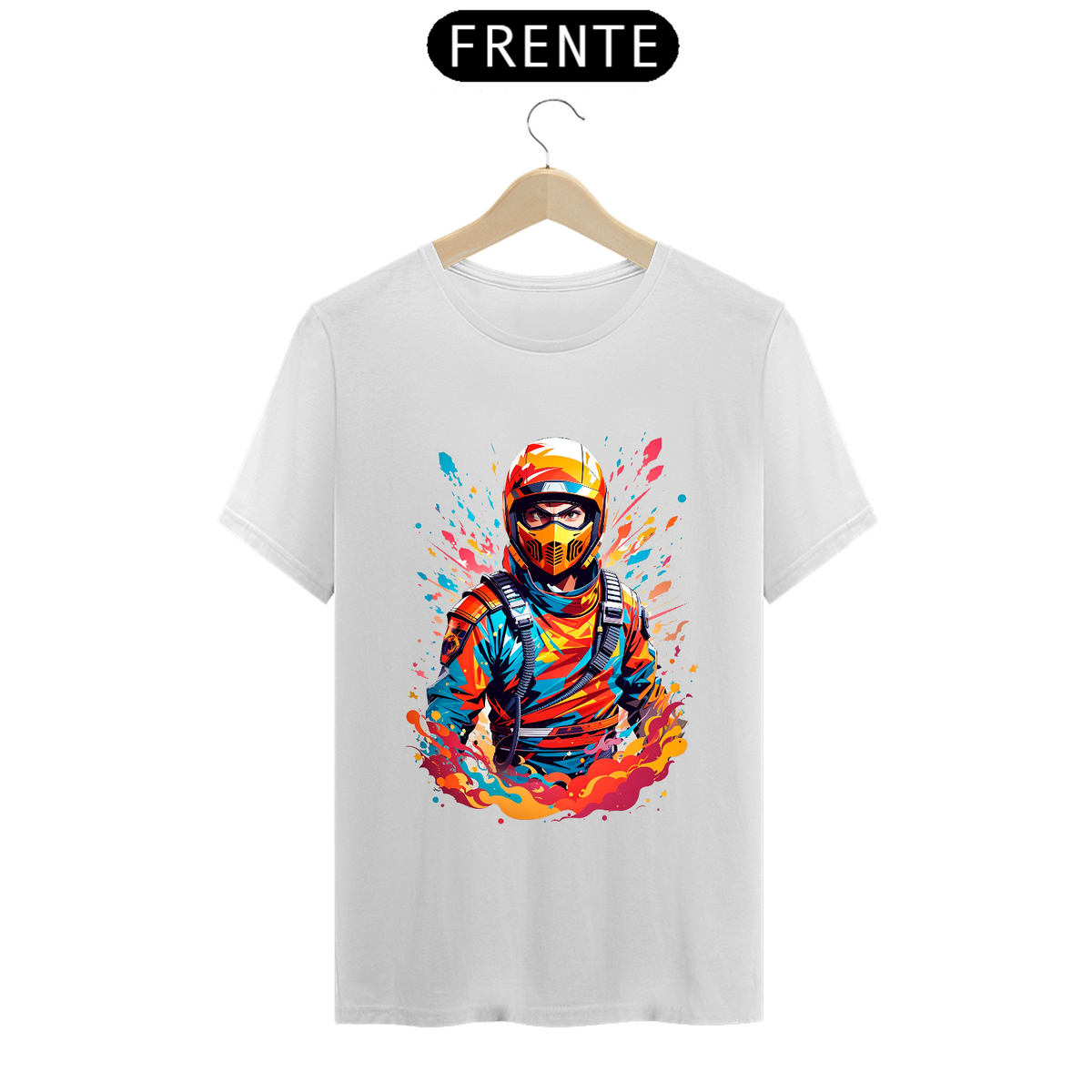 Nome do produto: 0000039 - T-Shirt Grafitti Art 018 Ninja