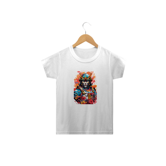 0000043 - T-Shirt Intantil Grafitti Art 001 Samurai