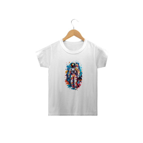 0000050 - T-Shirt Intantil Grafitti Art 008 Astronauta