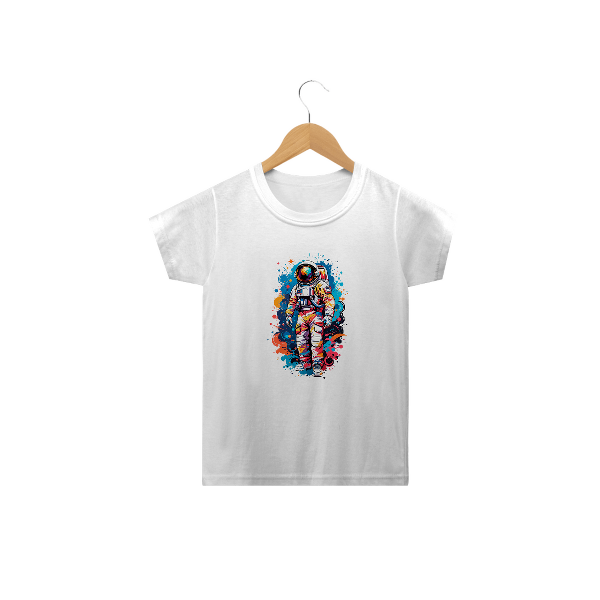 Nome do produto: 0000050 - T-Shirt Intantil Grafitti Art 008 Astronauta