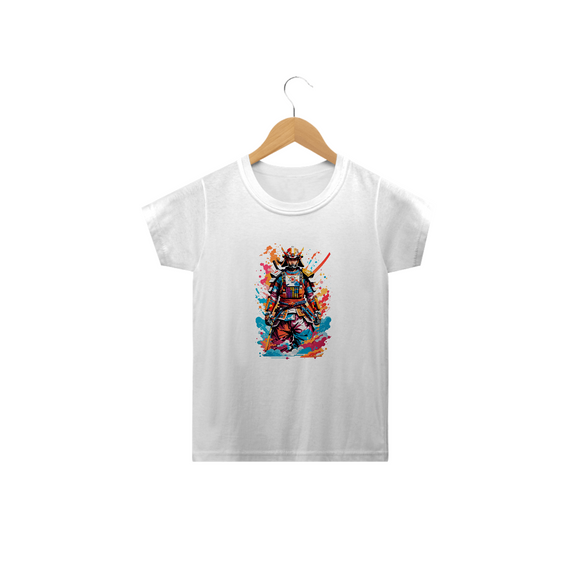0000053 - T-Shirt Intantil Grafitti Art 011 Samurai