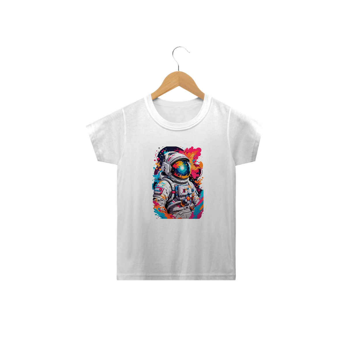 Nome do produto: 0000056 - T-Shirt Intantil Grafitti Art 014 Astronauta