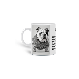 Nome do produto0000256 -  Caneca Pet Dog 002 Bulldog Inglês