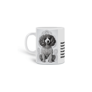 Nome do produto0000257 -  Caneca Pet Dog 003 Poodle