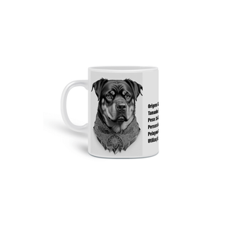 Nome do produto0000265 -  Caneca Pet Dog 011 Rottweiler
