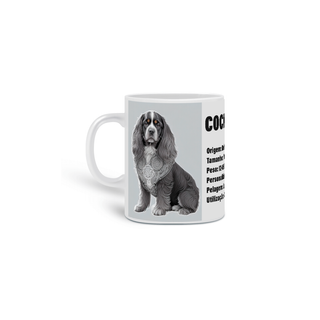 0000271 -  Caneca Pet Dog 017 Cocker Spaniel Inglês