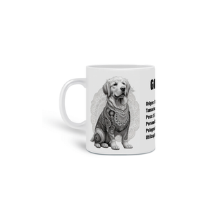 Nome do produto0000258 -  Caneca Pet Dog 004 Golden Retriever