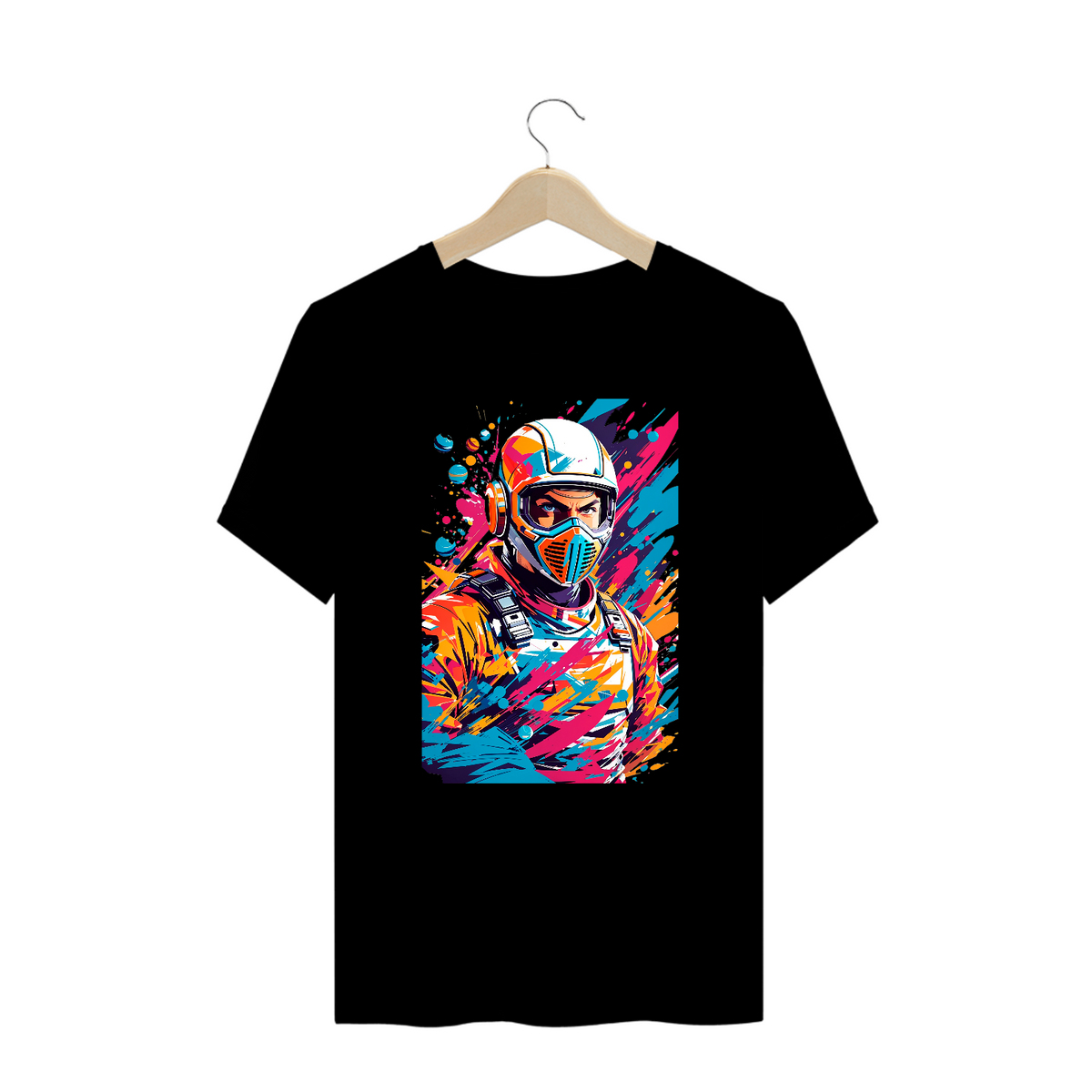 Nome do produto: 0000070 - T-Shirt Plus Size Grafitti Art 007 Motocross