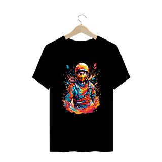 0000081 - T-Shirt Plus Size Grafitti Art 018 Ninja
