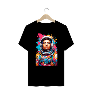 0000082 - T-Shirt Plus Size Grafitti Art 019 Astronauta