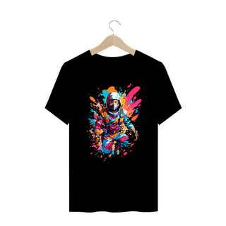 Nome do produto0000076 - T-Shirt Plus Size Grafitti Art 013 Ninja
