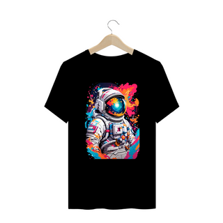 Nome do produto0000077 - T-Shirt Plus Size Grafitti Art 014 Astronauta