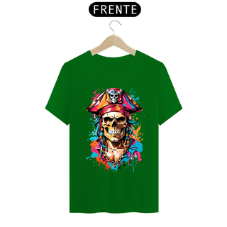 Nome do produto0000037 - T-Shirt Grafitti Art 016 Caveira Pirata