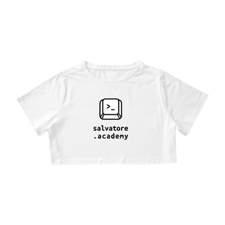 Cropped Salvatore Academy - Branco