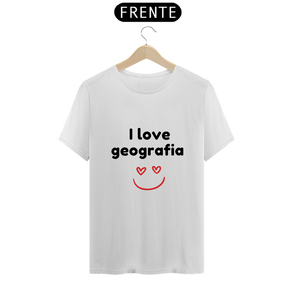 Camiseta - I love geografia