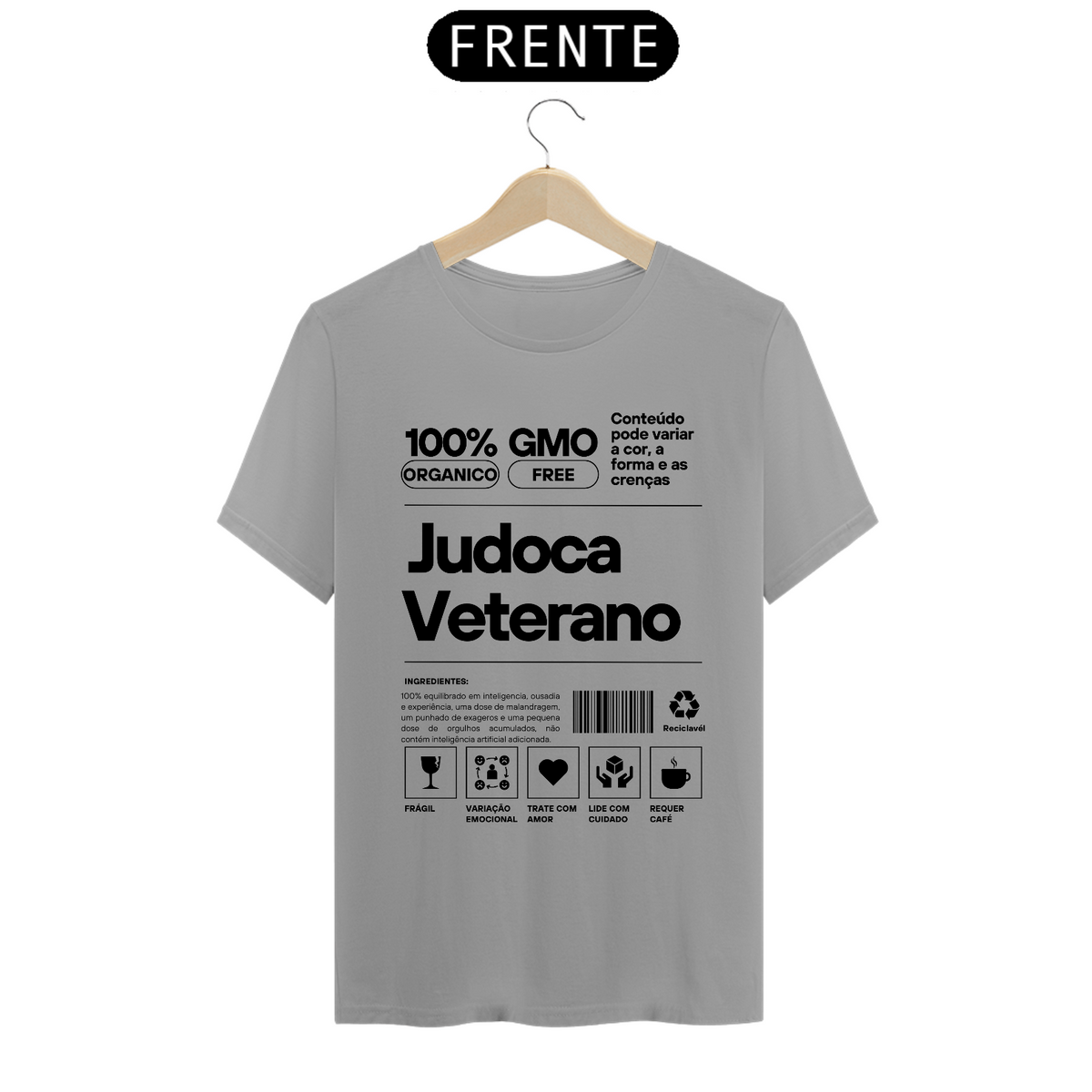 Nome do produto: Camisa Judoca Veterano Clara