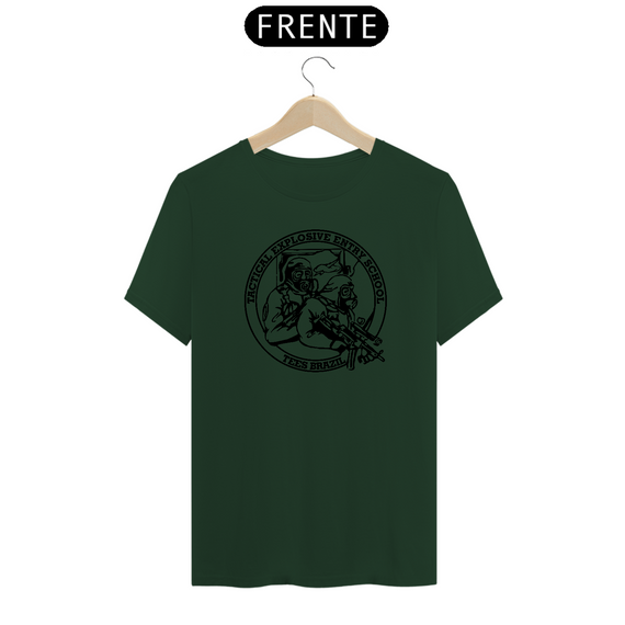 Camiseta TEES Frontal Tecido Premium Verde Musgo