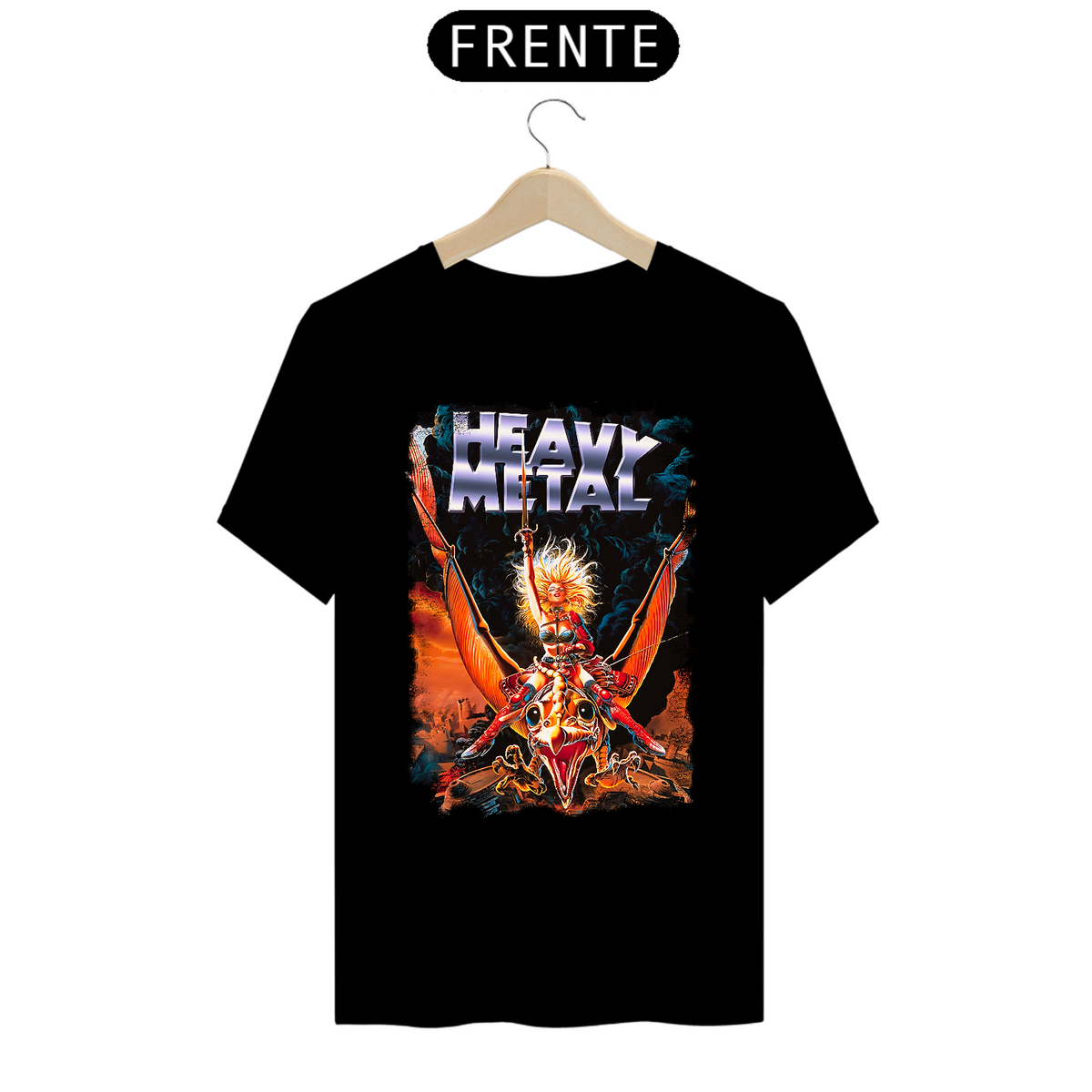 Nome do produto: Camisa Heavy Metal 70s