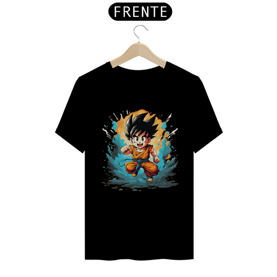 Camisa Unissex Dragon Ball -Cor [Preta, Cinza, Branca, Laranja]