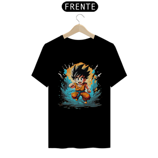 Camisa Unissex Dragon Ball -Cor [Preta, Cinza, Branca, Laranja]