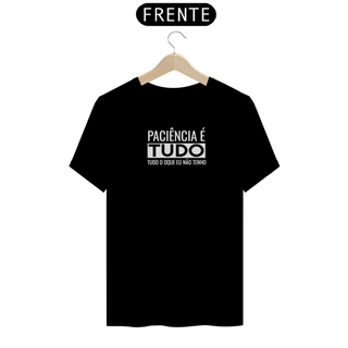 camiseta paciência, cores