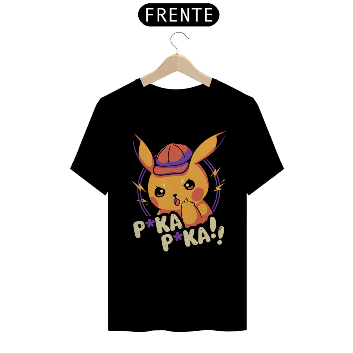 Nome do produto: Camiseta Pikachu ( Pika Pika )