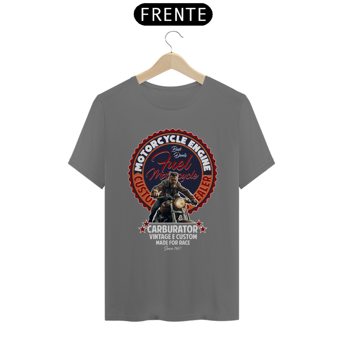 Nome do produto: MOTORCYCLE ENGINE T-SHIRT ESTONADA