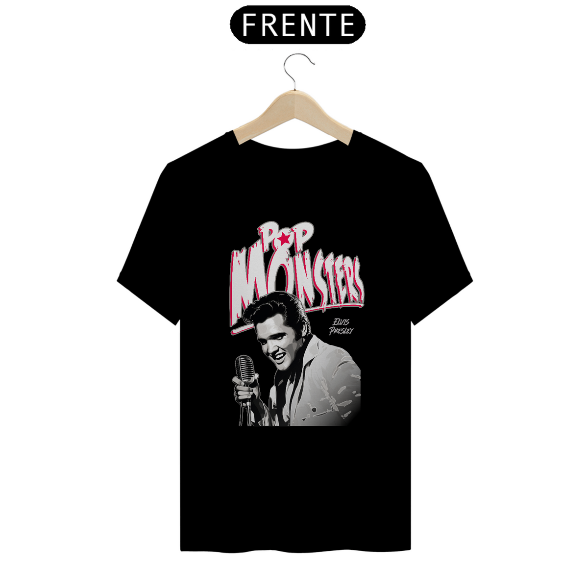 Nome do produto: ELVIS PRESLEY COLEÇÃO POP MONSTERS T-SHIRT CLASSIC