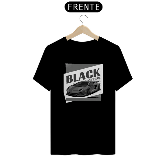 Camiseta T-shirt Black Sport Car
