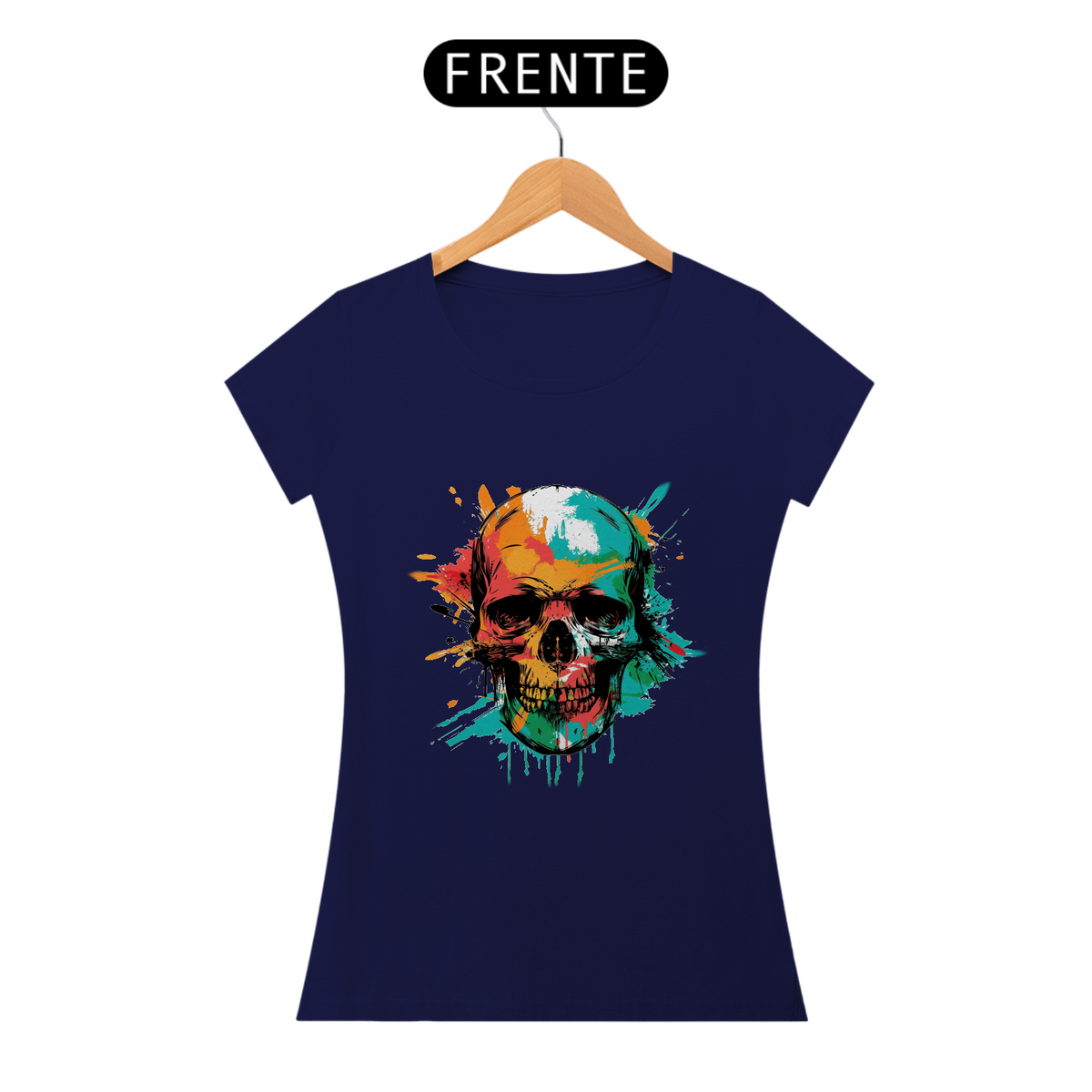 Nome do produto: Blusa Feminina - Caveira