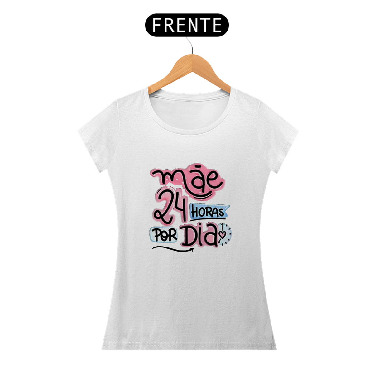 Nome do produto: Blusa Feminina - Mãe 24Hrs